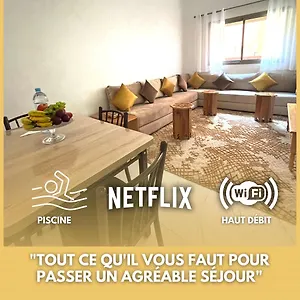 Appartement Asama Avec Piscine Et Terrasse, Proche Du Centre, Marrakesh