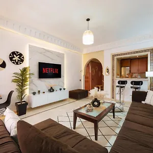 Appartement Chic Gueliz Plaza Avec Vue, Marrakesh